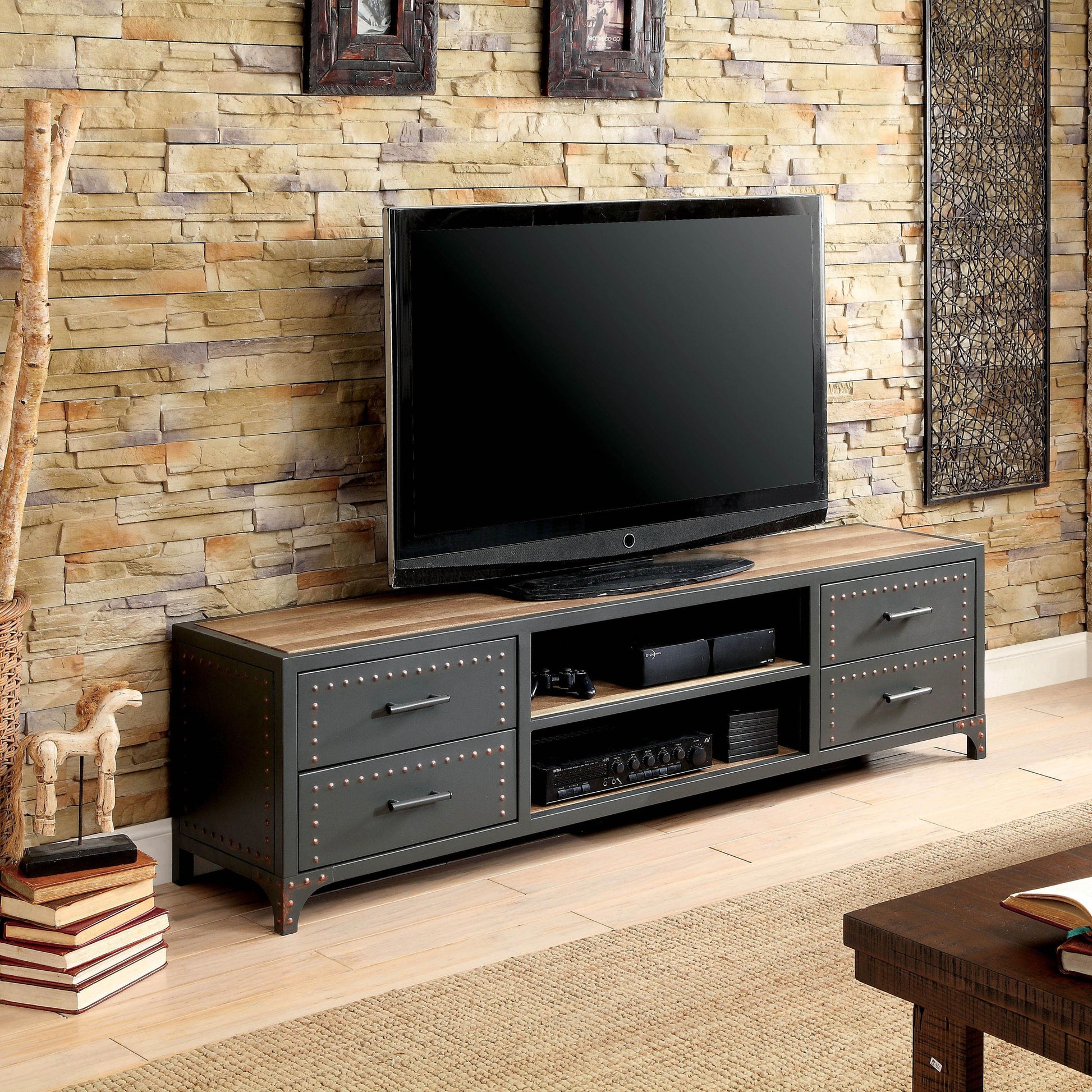  Furniture of America Galway TV Stand CM5904-TV-72 IMAGE 2