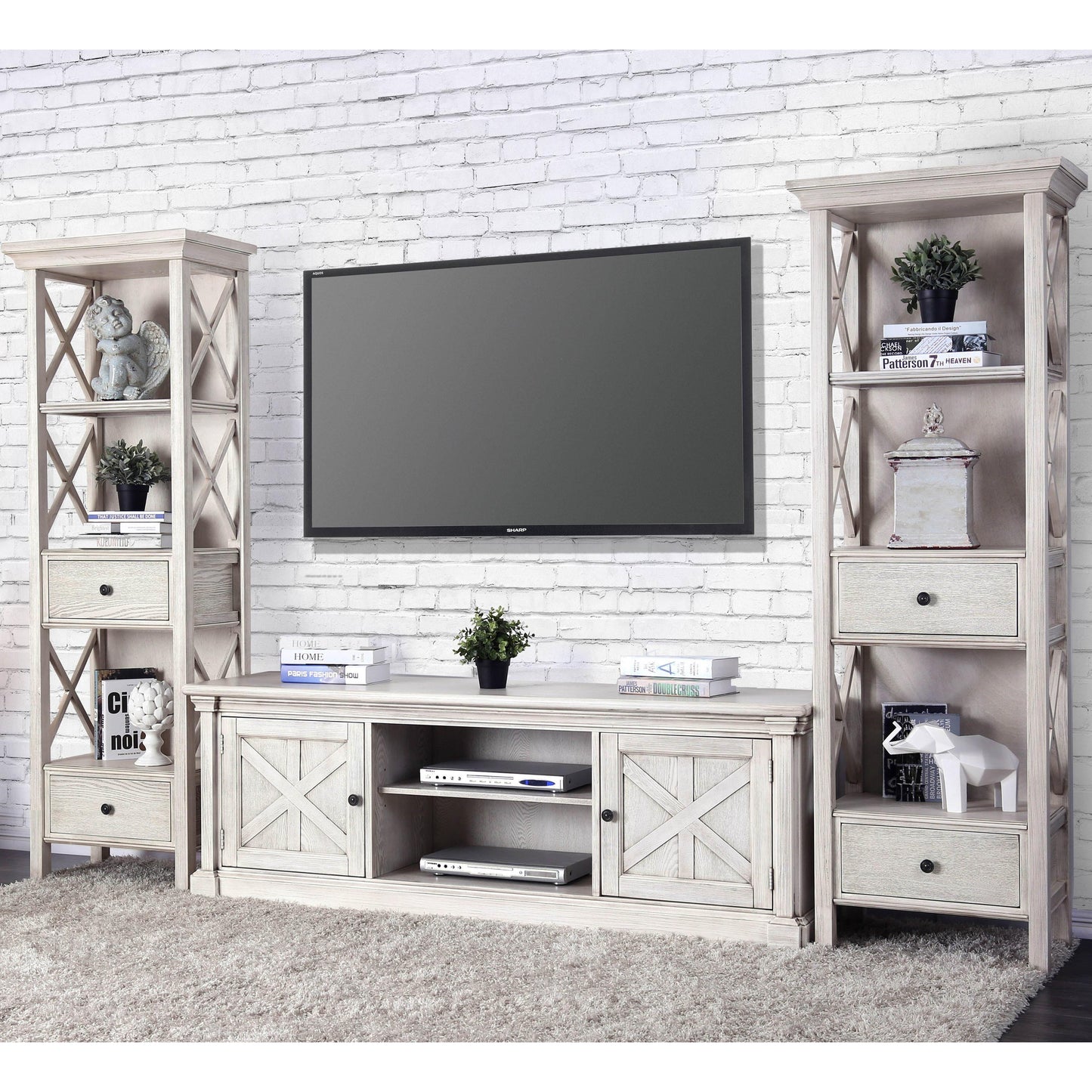 Furniture of America Entertainment Center Components Pier CM-AC278 IMAGE 3