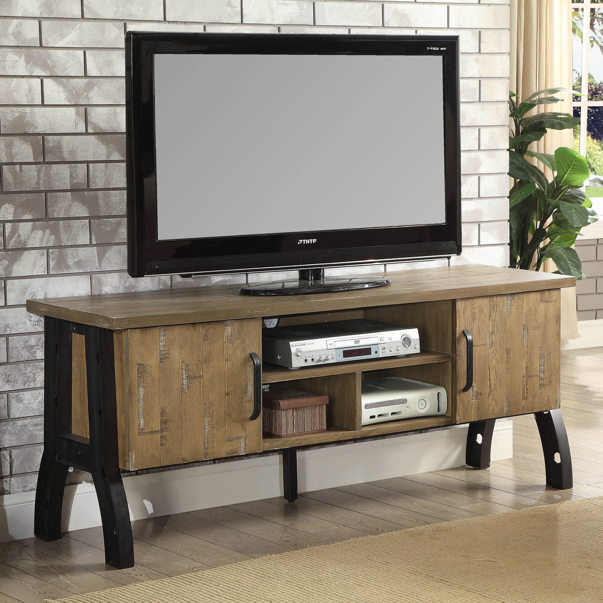  Furniture of America Kirstin II TV Stand with Cable Management CM5573-TV-60 IMAGE 4
