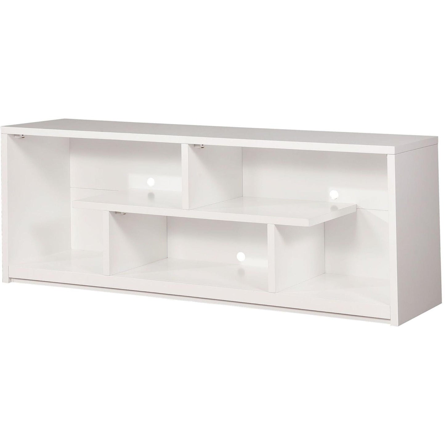  Furniture of America Lommel TV Stand with Cable Management CM5044WH-TV-72 IMAGE 1