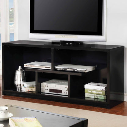  Furniture of America Lommel TV Stand with Cable Management CM5044BK-TV-60 IMAGE 2