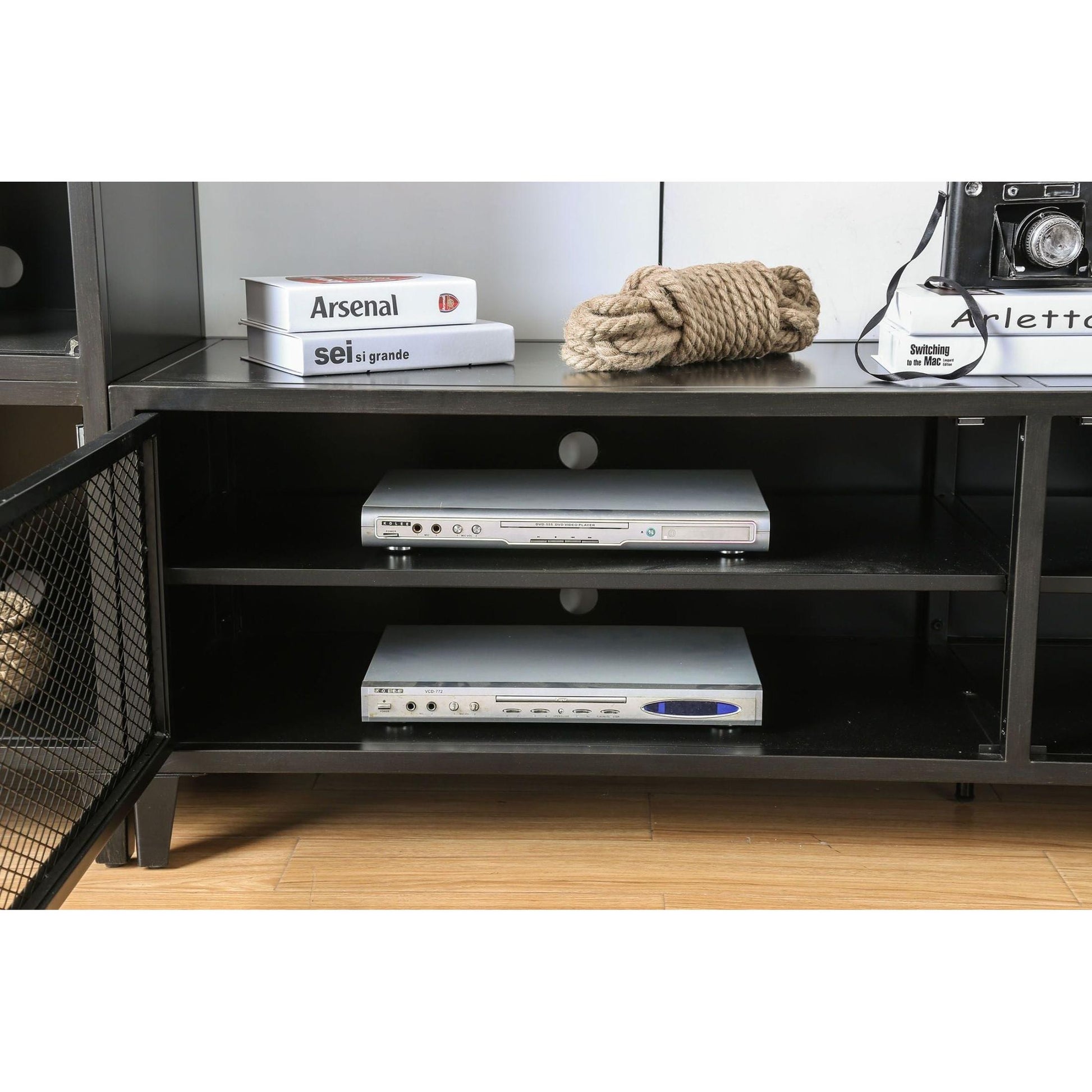  Furniture of America Clonakitty TV Stand with Cable Management CM5011-TV-60 IMAGE 2