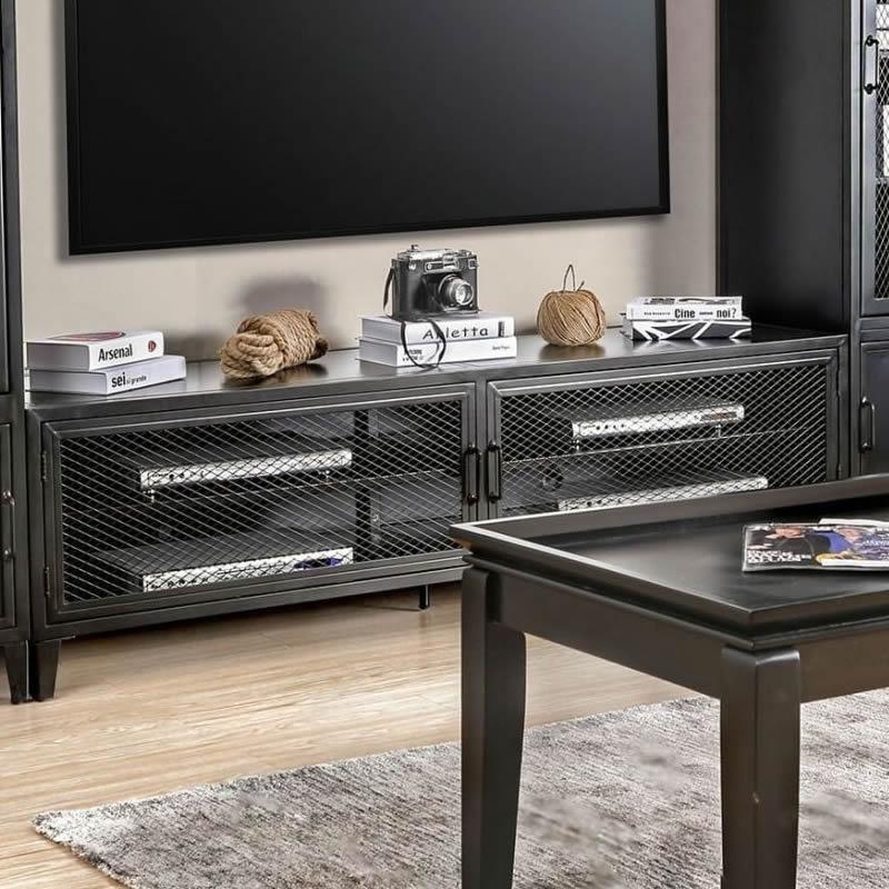 Furniture of America Clonakitty TV Stand with Cable Management CM5011-TV-72 IMAGE 1