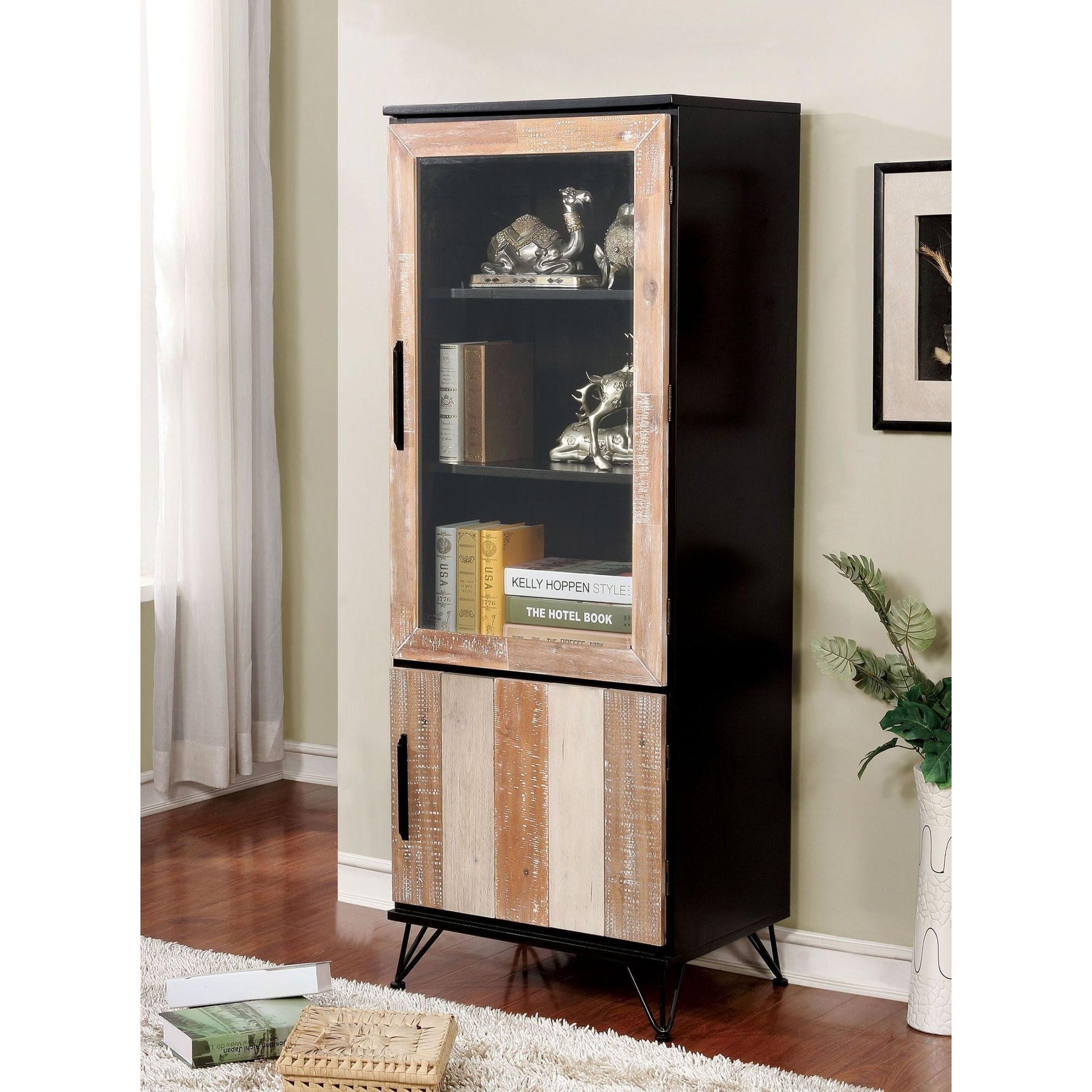  Furniture of America Entertainment Center Components Pier CM5592EX-PC-S IMAGE 2