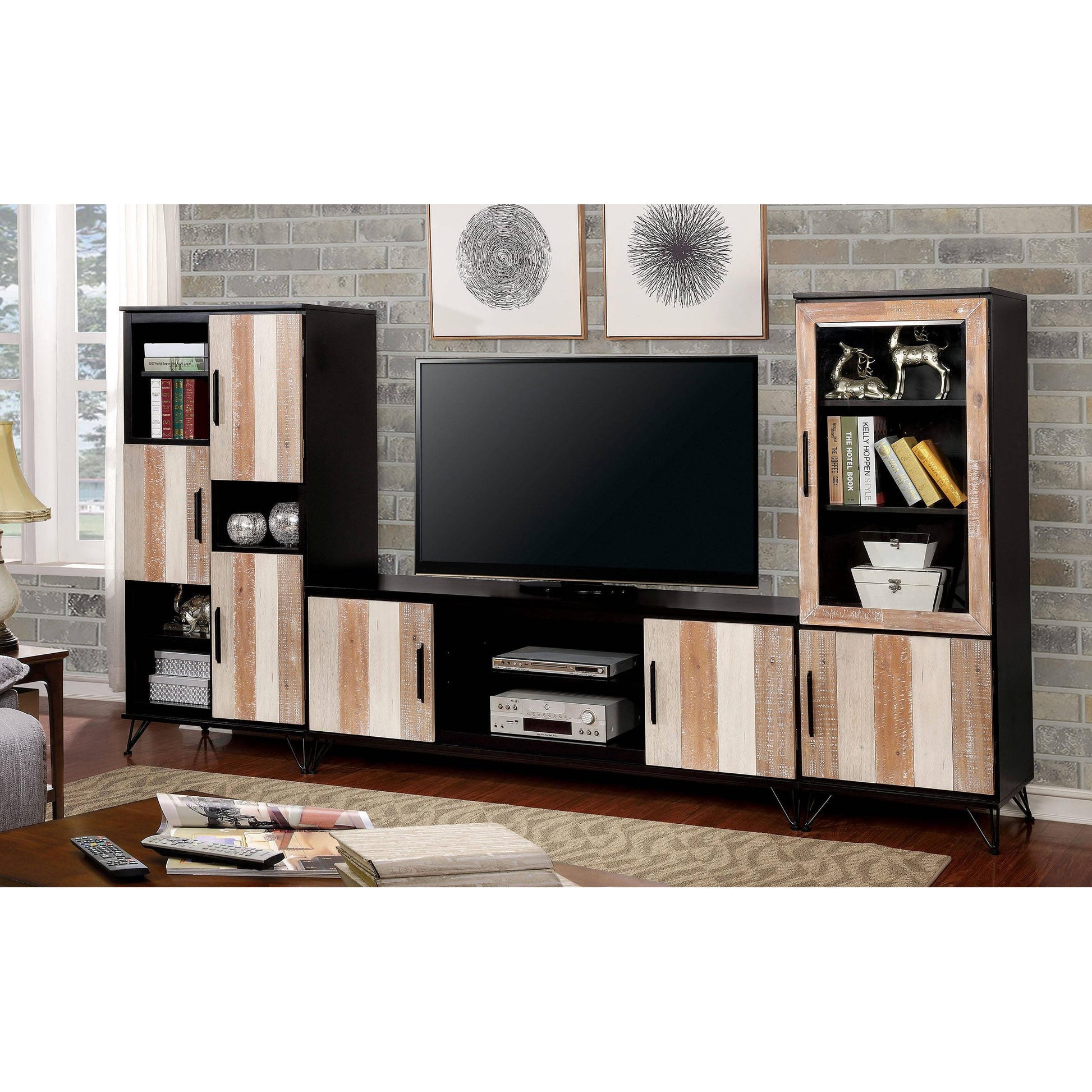  Furniture of America Entertainment Center Components Pier CM5592EX-PC-L IMAGE 4