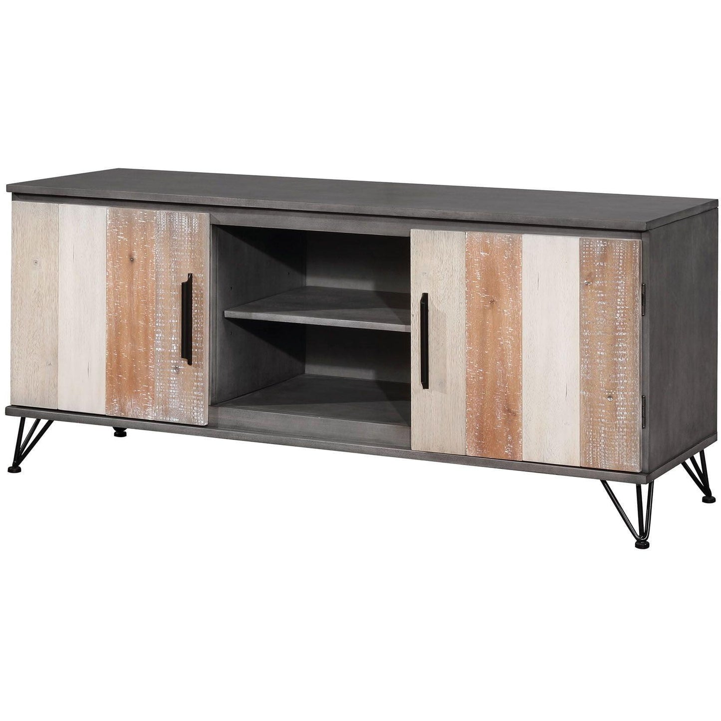  Furniture of America Binche TV Stand CM5592GY-TV-60 IMAGE 1