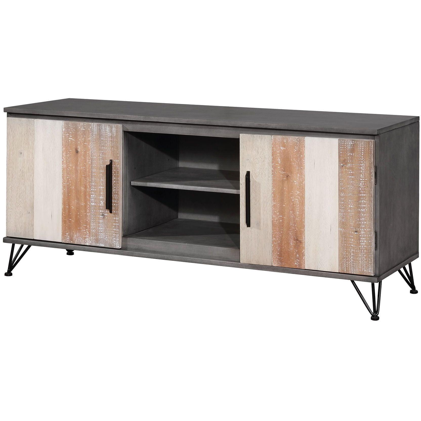  Furniture of America Binche TV Stand CM5592GY-TV-60 IMAGE 1