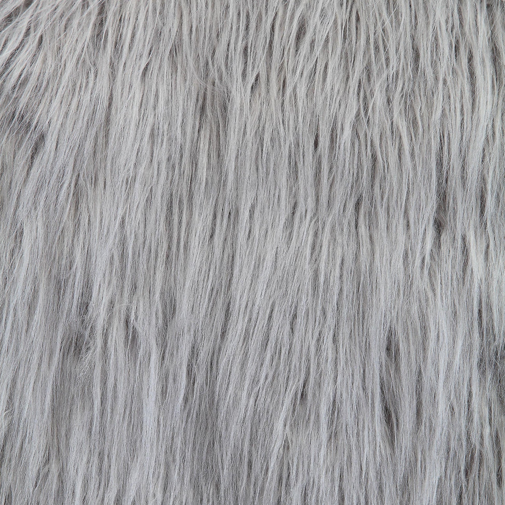  Furniture of America Birr Stationary Faux Fur Accent Chair CM-AC6137GY IMAGE 3