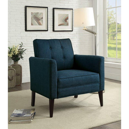  Furniture of America Amelie Stationary Fabric Accent Chair CM-AC6545BL IMAGE 5