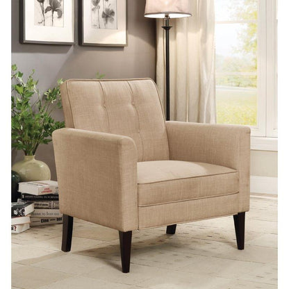  Furniture of America Amelie Stationary Fabric Accent Chair CM-AC6545BG IMAGE 5