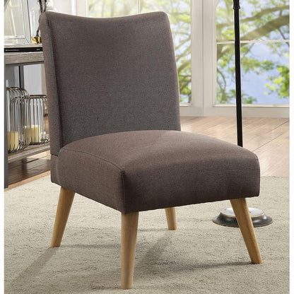  Furniture of America Murcia Stationary Fabric Accent Chair CM-AC6188GY IMAGE 1