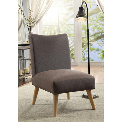  Furniture of America Murcia Stationary Fabric Accent Chair CM-AC6188GY IMAGE 2