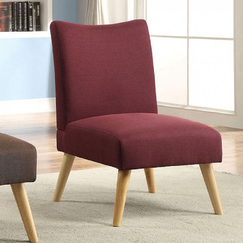 Furniture of America Murcia Stationary Fabric Accent Chair CM-AC6188PR IMAGE 2
