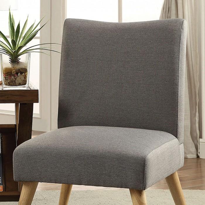  Furniture of America Murcia Stationary Fabric Accent Chair CM-AC6188LB IMAGE 2