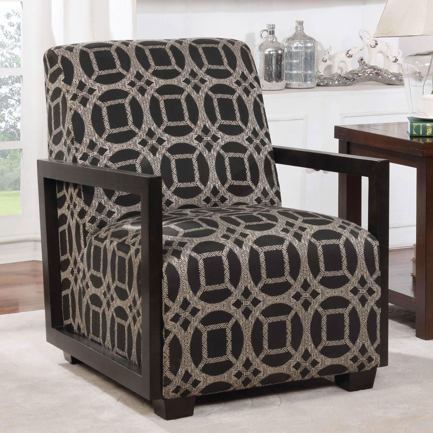  Furniture of America Fermoy Stationary Fabric Accent Chair CM-AC6383PA IMAGE 2