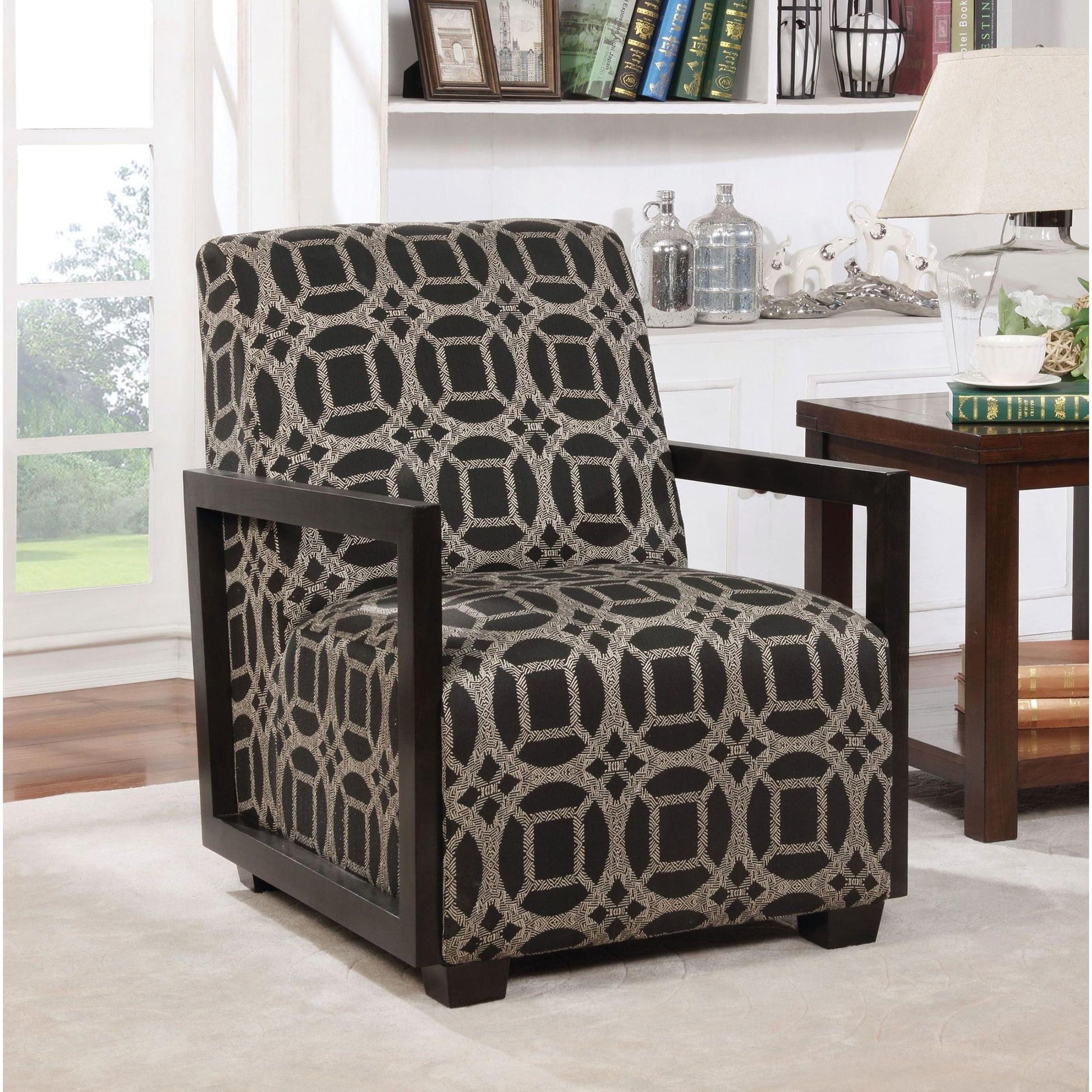  Furniture of America Fermoy Stationary Fabric Accent Chair CM-AC6383PA IMAGE 3