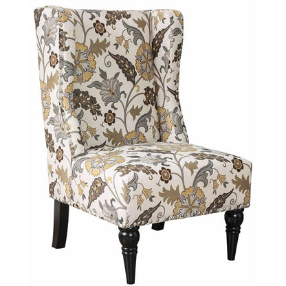  Furniture of America Elche Stationary Fabric Accent Chair CM-AC6182B IMAGE 1