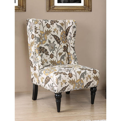  Furniture of America Elche Stationary Fabric Accent Chair CM-AC6182B IMAGE 2