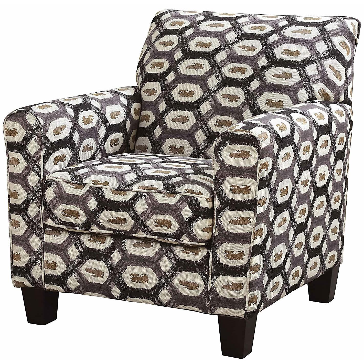  Furniture of America Liesl Stationary Fabric Accent Chair CM6138B IMAGE 1
