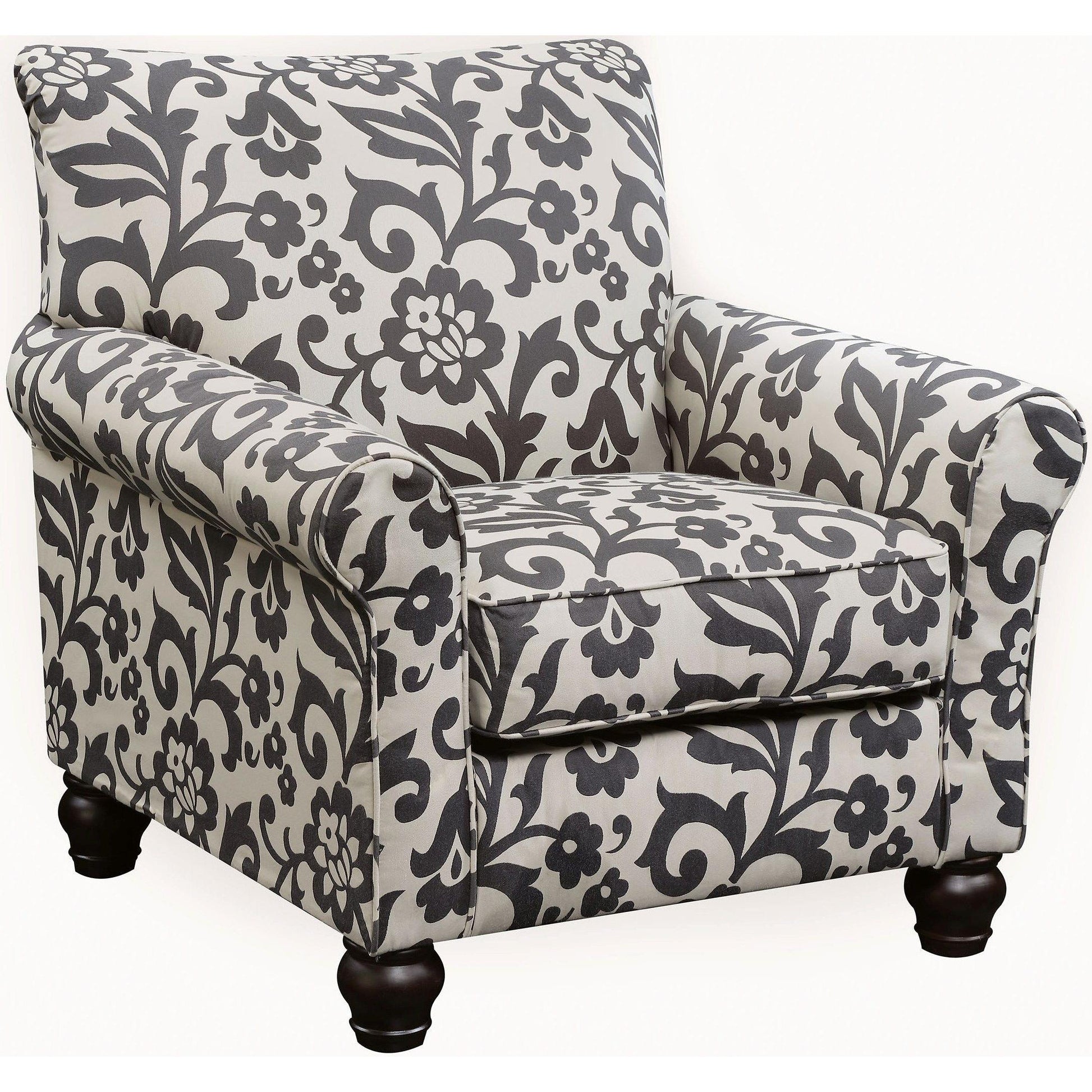  Furniture of America Clea Stationary Fabric Accent Chair CM6139B IMAGE 1