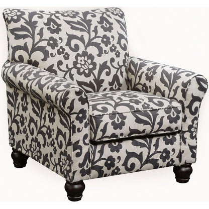  Furniture of America Clea Stationary Fabric Accent Chair CM6139B IMAGE 1