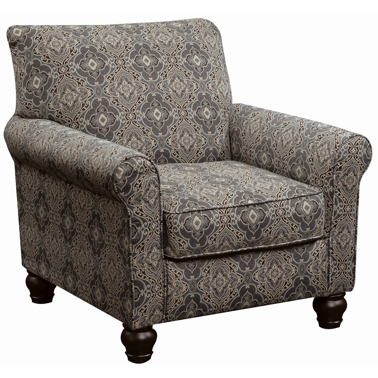  Furniture of America Clea Stationary Fabric Accent Chair CM6139A IMAGE 1
