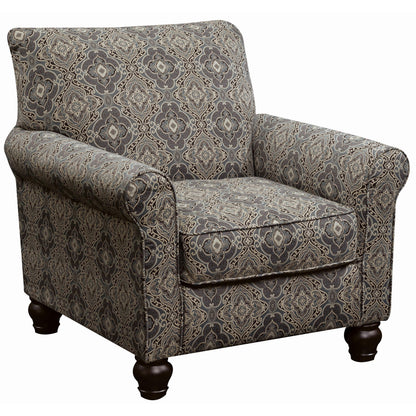  Furniture of America Clea Stationary Fabric Accent Chair CM6139A IMAGE 1