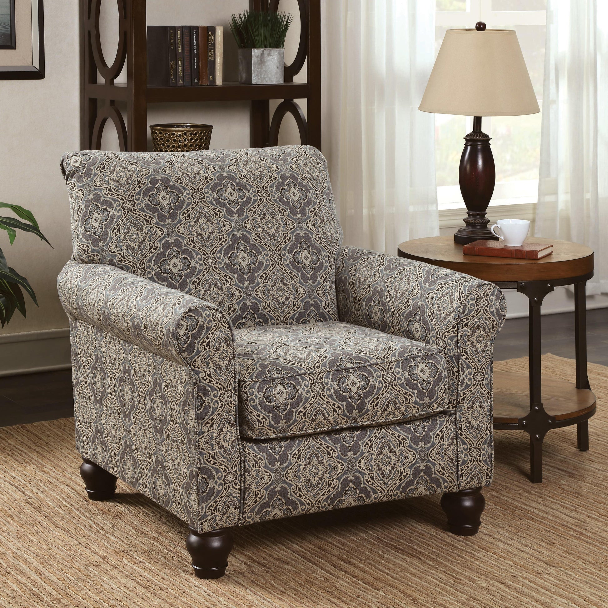  Furniture of America Clea Stationary Fabric Accent Chair CM6139A IMAGE 5