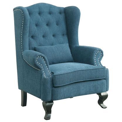  Furniture of America Willow Stationary Fabric Accent Chair CM-AC6271TL-CH IMAGE 1