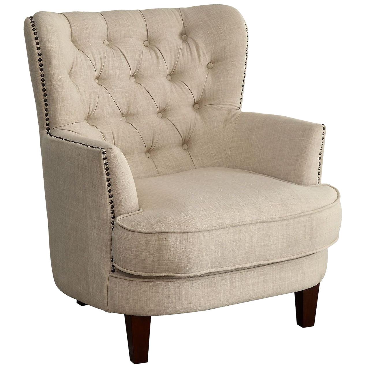  Furniture of America Arleen Stationary Fabric Accent Chair CM-AC6183 IMAGE 1