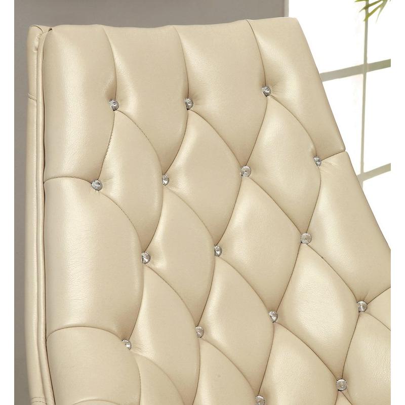  Furniture of America Wyn Swivel Leather Look Accent Chair CM-AC6805 IMAGE 2
