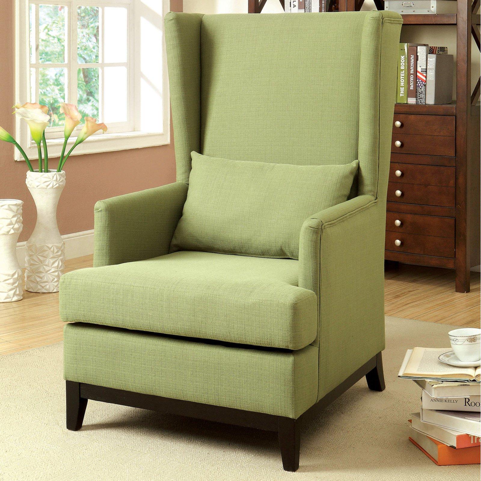  Furniture of America Stafa Stationary Fabric Accent Chair CM-AC6996GR IMAGE 1