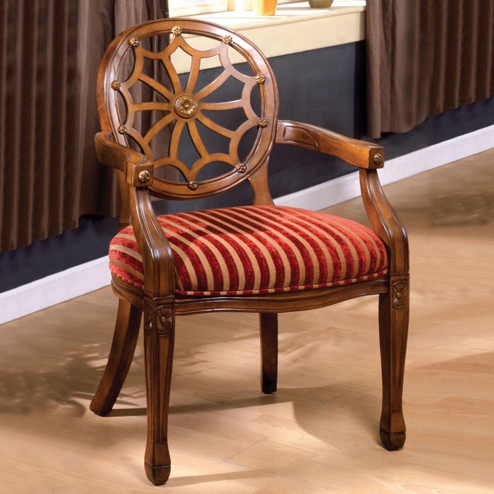  Furniture of America Edinburgh Stationary Fabric Accent Chair CM-AC6118 IMAGE 1