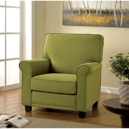  Furniture of America Belem Stationary Fabric Accent Chair CM-AC6056GR IMAGE 2