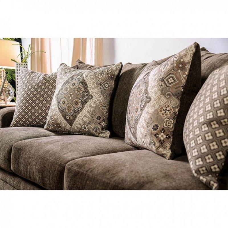  Furniture of America Pauline Stationary Fabric Loveseat SM3075-LV IMAGE 2