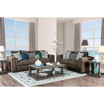 Furniture of America Pauline Stationary Fabric Sofa SM3076-SF IMAGE 3