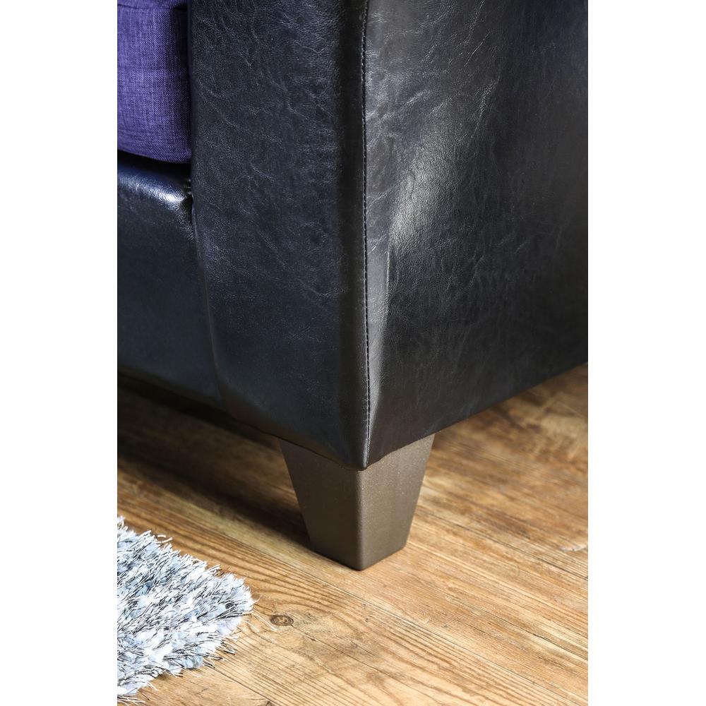  Furniture of America Kaelyn Stationary Leatherette Loveseat SM4050-LV IMAGE 5