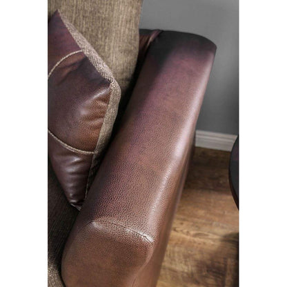  Furniture of America Kaelyn Stationary Leatherette Sofa SM4080-SF IMAGE 4