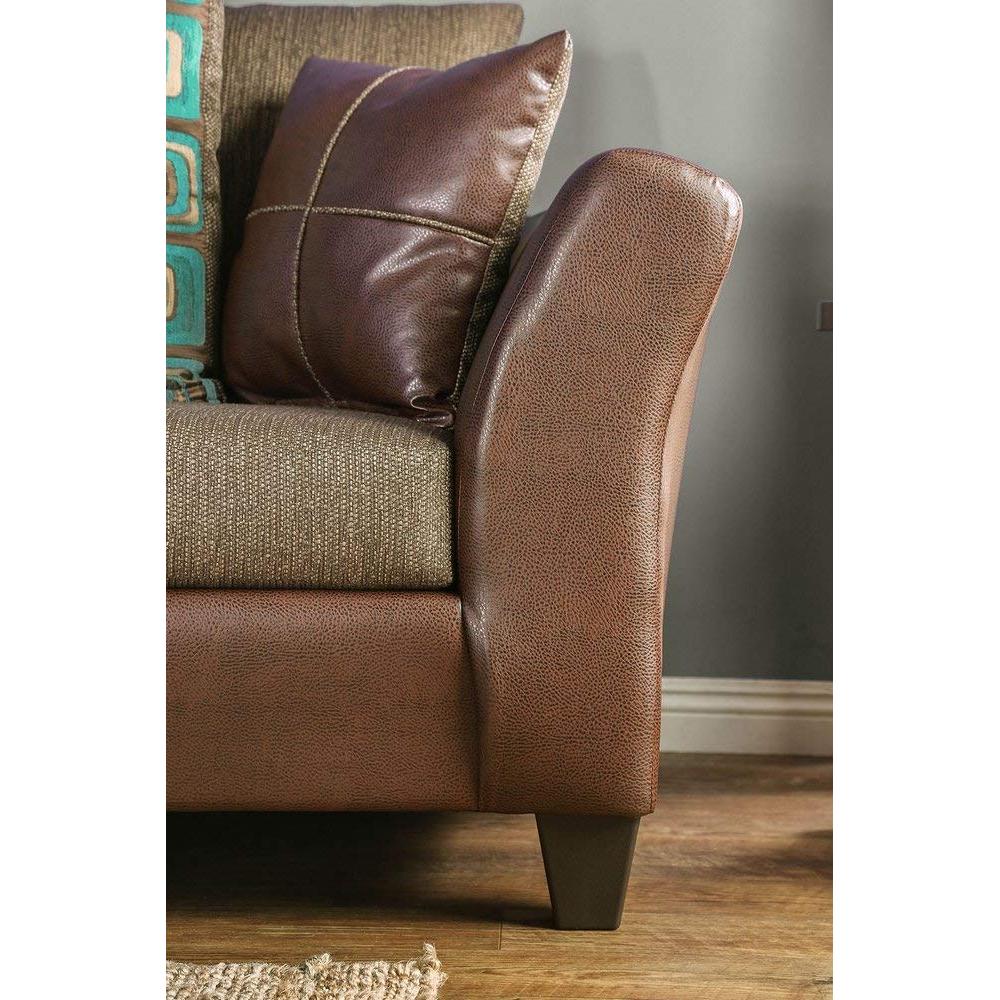  Furniture of America Kaelyn Stationary Leatherette Sofa SM4080-SF IMAGE 5