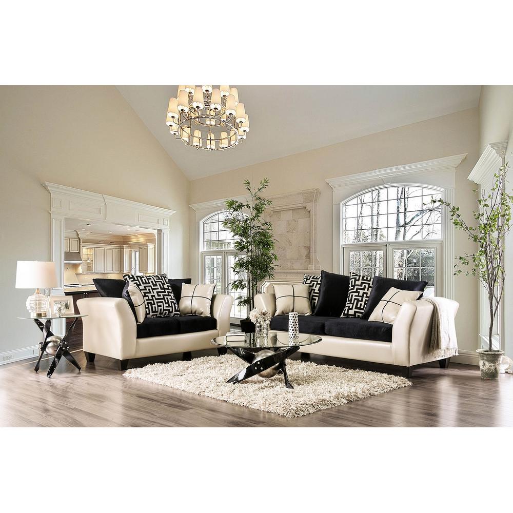  Furniture of America Kaelyn Stationary Leatherette Sofa SM4070-SF IMAGE 6