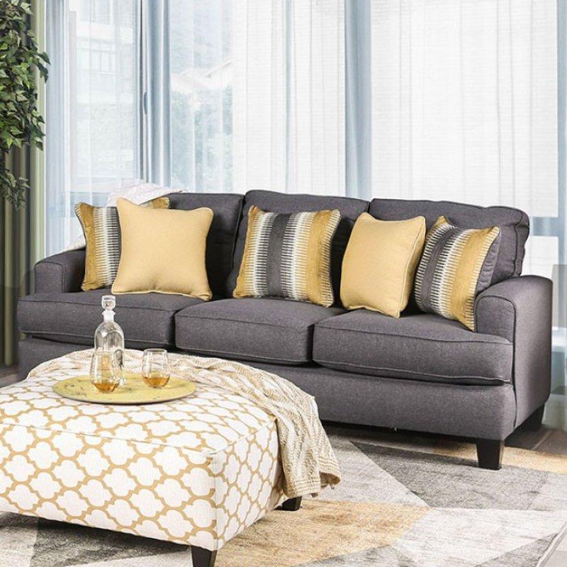  Furniture of America Orson Stationary Fabric Sofa SM8600-SF IMAGE 1