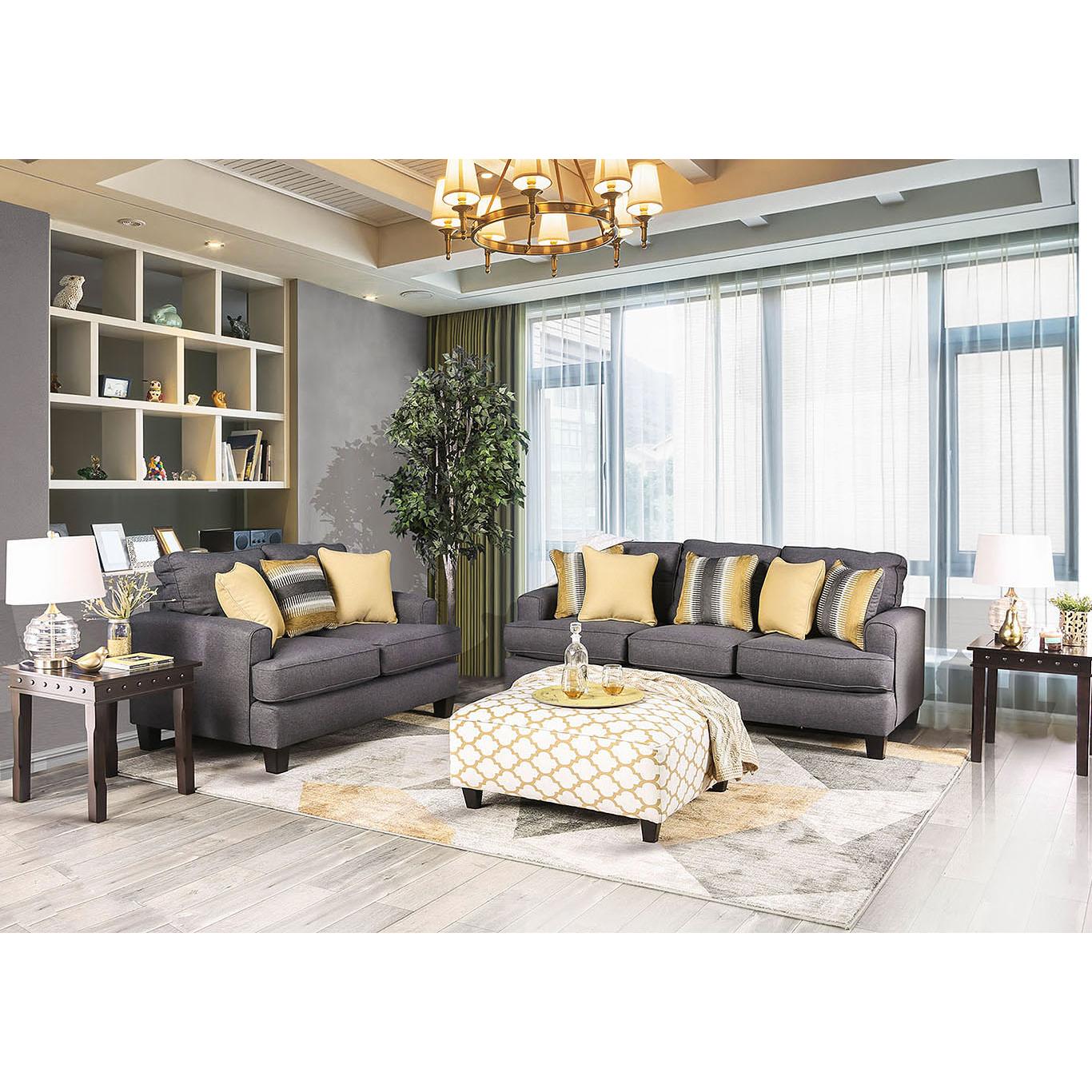  Furniture of America Orson Stationary Fabric Sofa SM8600-SF IMAGE 6