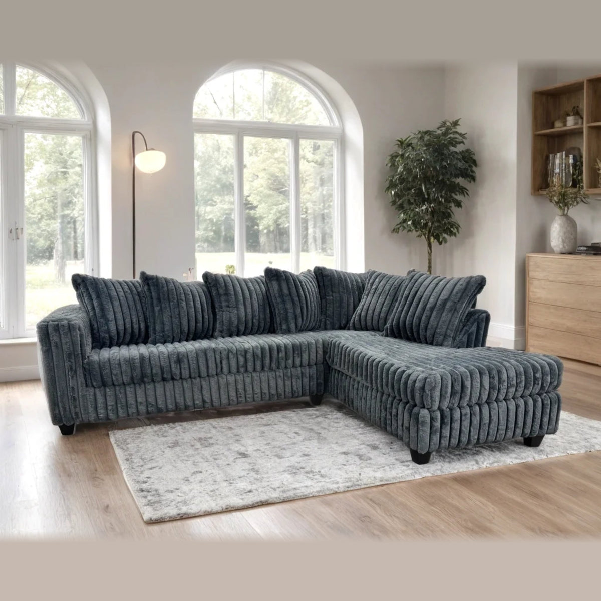 510 sectional – Charcoal