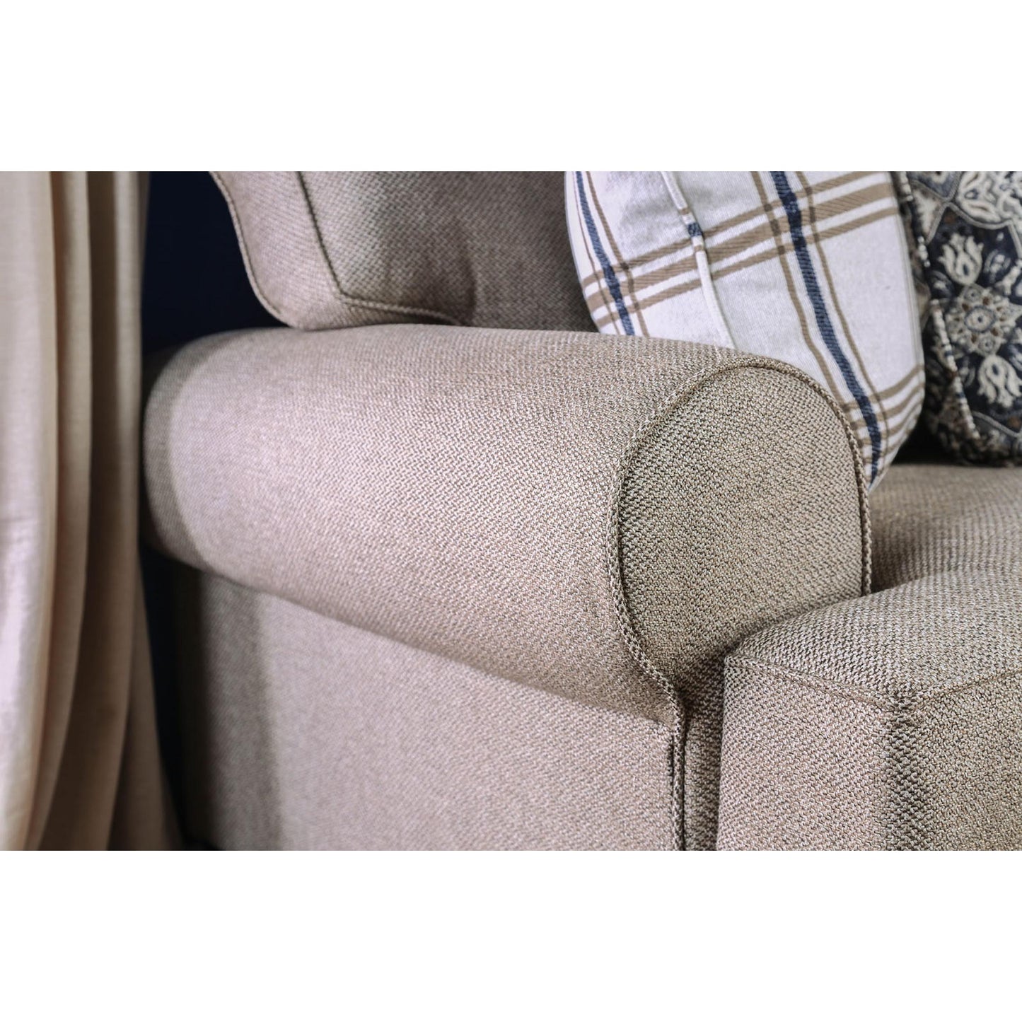  Furniture of America Bernadette Stationary Fabric Sofa SM8200-SF IMAGE 4