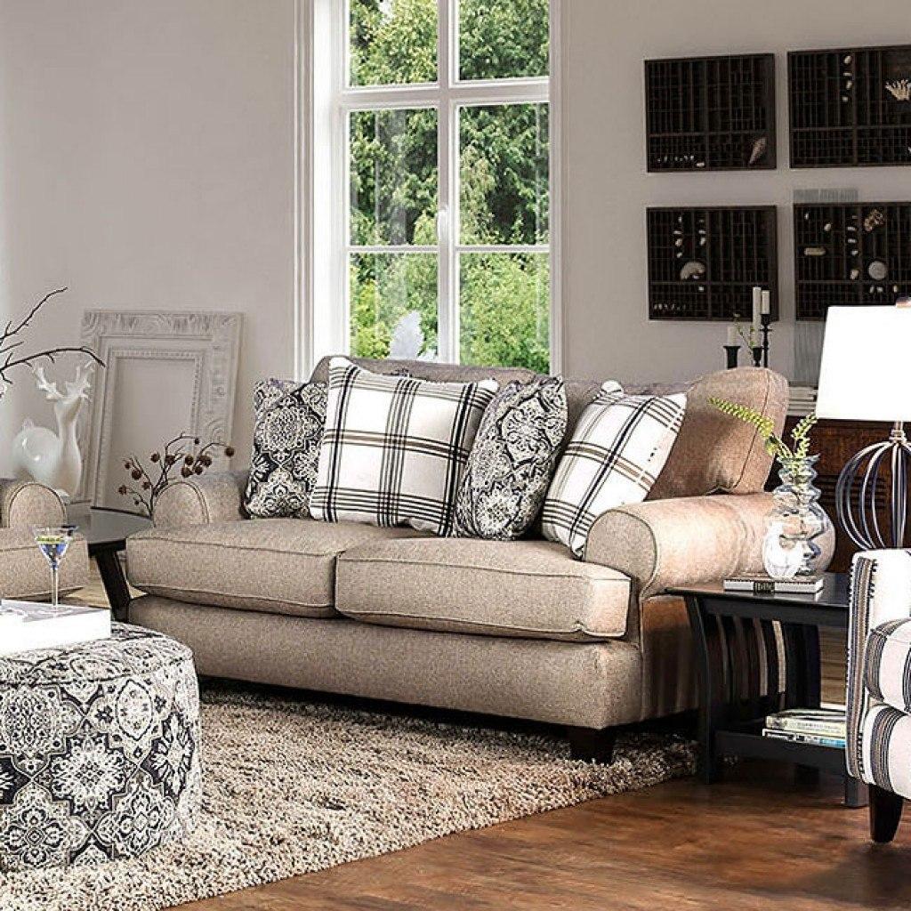  Furniture of America Bernadette Stationary Fabric Loveseat SM8200-LV IMAGE 1