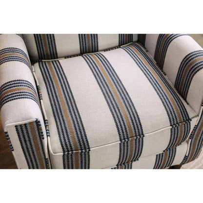  Furniture of America Bernadette Stationary Fabric Accent Chair SM8200-CH-ST IMAGE 2