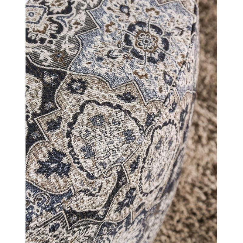  Furniture of America Bernadette Fabric Ottoman SM8200-OT IMAGE 2