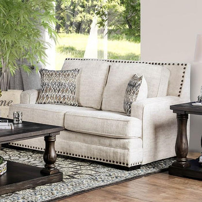  Furniture of America Osvaldo Stationary Fabric Loveseat SM5188-LV IMAGE 1