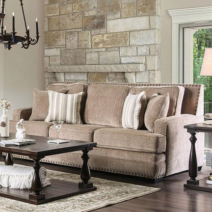  Furniture of America Osvaldo Stationary Fabric Sofa SM5187-SF IMAGE 1