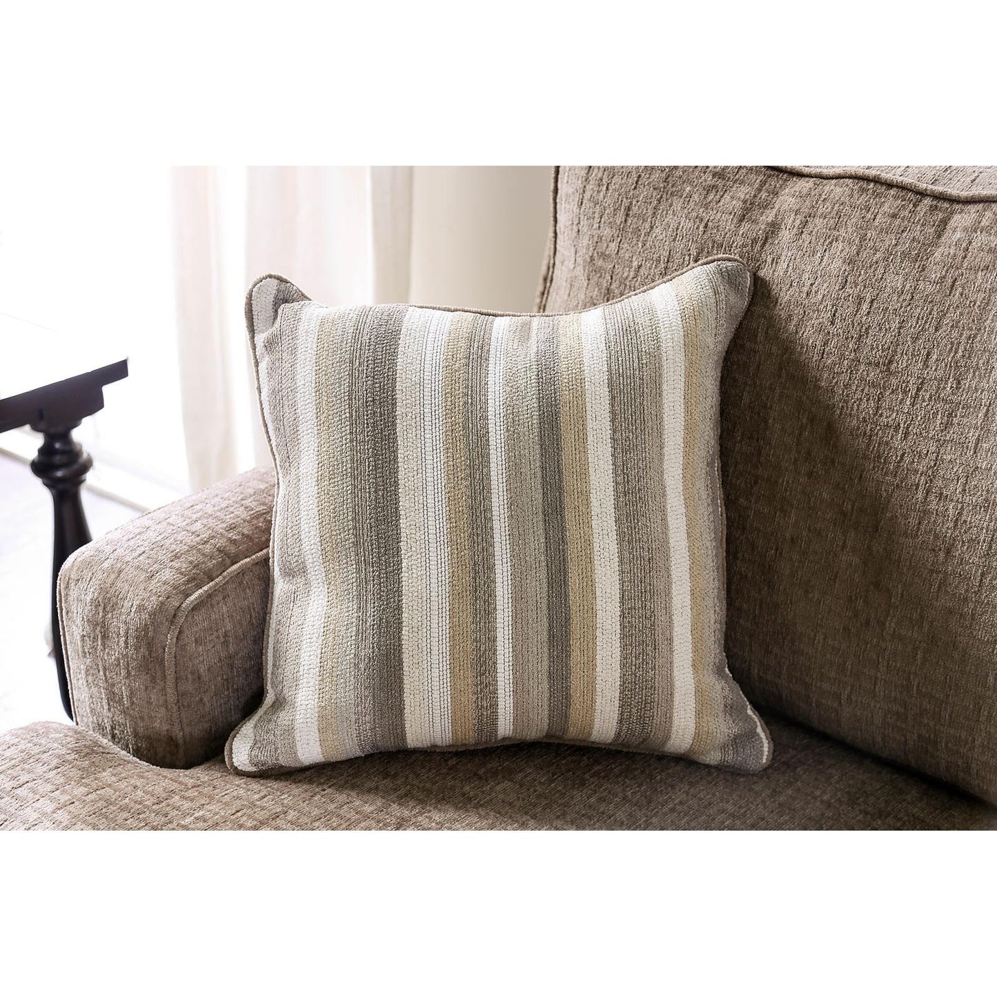  Furniture of America Osvaldo Stationary Fabric Sofa SM5187-SF IMAGE 3